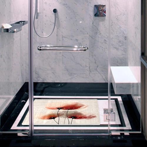 Non Slip Bathtub and Shower Mat 26.8x15.1 inch, Bath Mat - Image 6