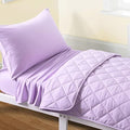 FLXXIE 4-Piece Microfiber Toddler Bedding Set, Light Purple by FLXXIE
