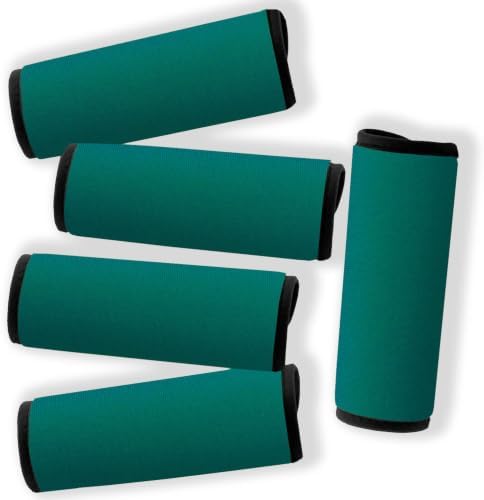 Neoprene Luggage Handle Wraps for Traveling Bright Color Luggage by GOWRAPS