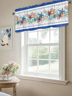Vandarllin Coastal Beach Kitchen Curtains Valances - Image 5