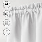 Hiasan Greyish White Valance Curtains - Image 2
