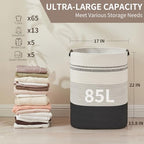 AINUOQI Laundry Basket with Handles - Image 2