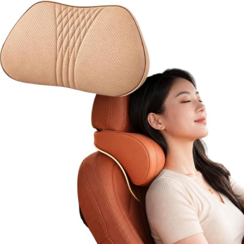 Universal Memory Foam Car Headrest Neck Pillow Ergonomic Auto Neck Cushion by SNNAQSFR