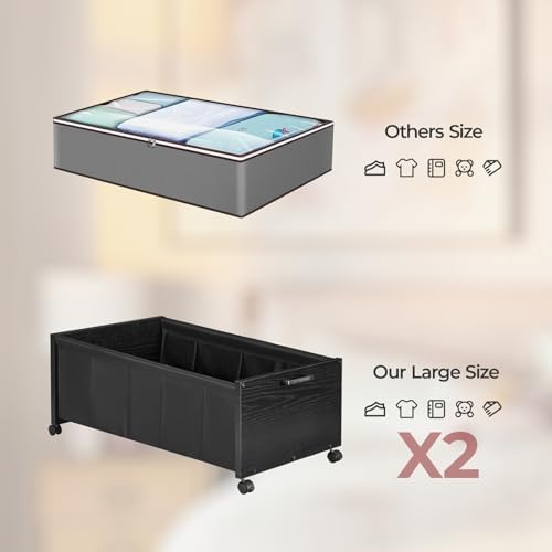 FOUCSSOMEI Under Bed Storage - Image 4