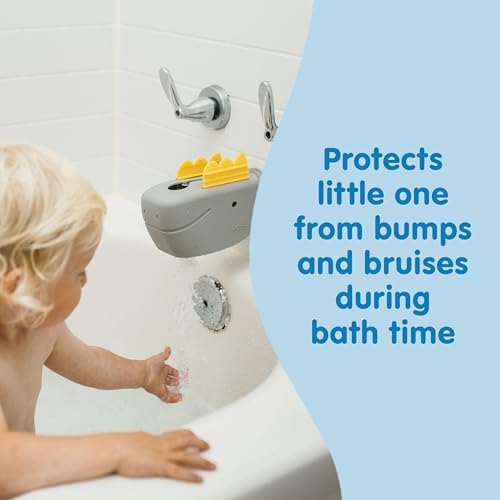 Dr. Brown’s CleanUp Dino-Soft Baby Bath Spout Cover, Soft and Safe on Tub Faucet - Image 2