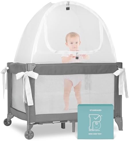 Mini Crib and Pack and Play Tent, Net Canopy to Keep Baby from Climbing Out by ProBabySafety