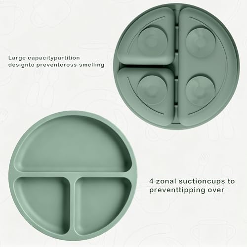 Silicone Baby Feeding Set 10 Pcs, Baby feeding essentials - Image 3