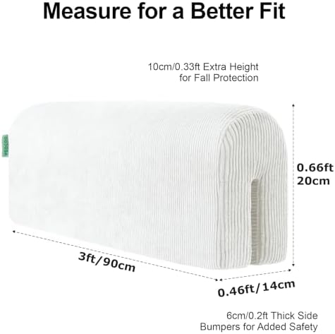 AEOCOO Bed Rail Bumpers for Toddlers, U-Shaped 3 Ft Kid Bed Bumpers - Image 3