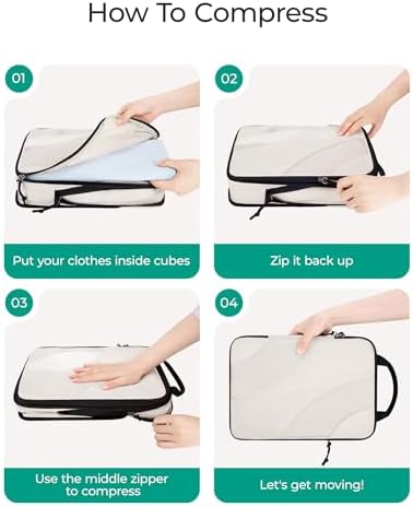 BAGSMART Compression Packing Cubes - Image 3