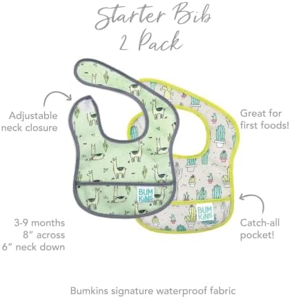 Bumkins Bibs, for Baby Girl or Boy, Infant 3-9 Months, Essential Must Have for - Image 6