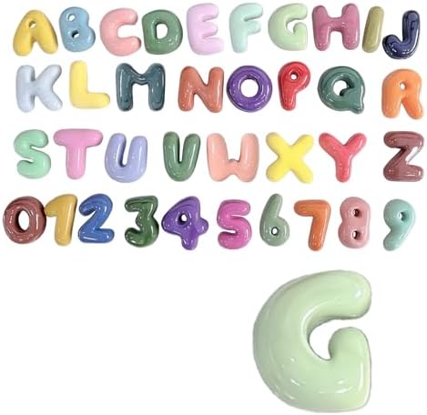 4 Inch Gypsum Letter or Number for Wall Decor, Single Alphabet or Digit for by Train2decor