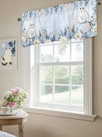 Vandarllin Blue Christmas Valance Curtains - Image 5