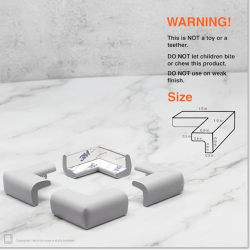 Roving Cove Baby Proof Corner Edge Protector, Small 15ft Edge 4 Corners - Image 6