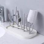 Baby Bottle Drying Rack with Base, Creative Tree Branch Baby Bottle Dryer Holder - Image 3