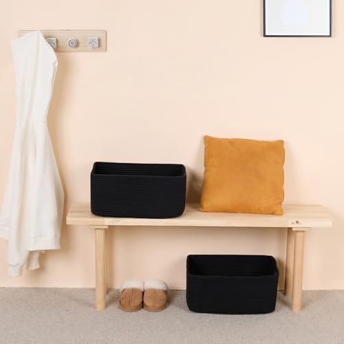 MiniArk Large Storage Baskets for Organizing, Baby Nursery, Toy Bins Box - Image 6