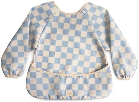 mushie Long Sleeve Baby Bib | Water Resistant Adjustable Fit by mushie