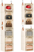 Homsorout 6-Tier Modular Hanging Closet Organizer Shelves by Homsorout