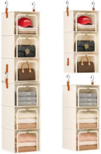 Homsorout 6-Tier Modular Hanging Closet Organizer Shelves by Homsorout