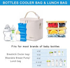 Breastmilk Cooler Bag with Ice Pack Fits 6 Baby Bottles Up to 9 Ounce, Baby - Image 3