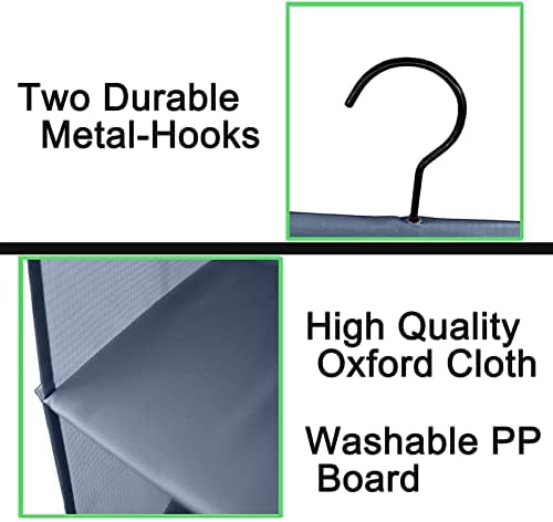 Hanging Closet Organizer 4-Shelf, Oxford Fabric Wardrobe Storage - Image 5