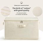 2 Pack Canvas Comforter Storage Bags - Image 2