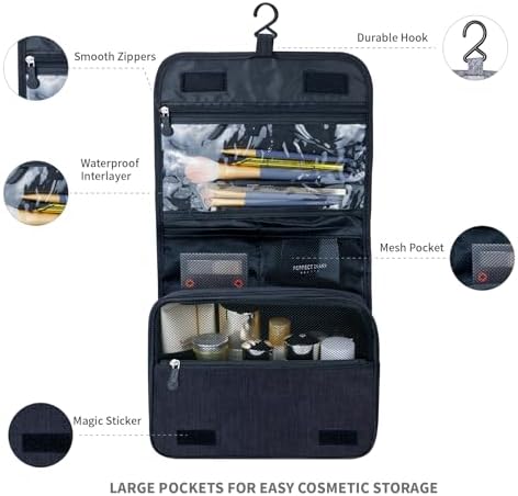 Lcsmaokin Large Capacity Toiletry Bag Travel Bag - Image 2