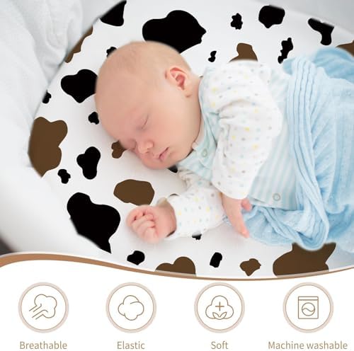 4 Pcs Western Bassinet Sheets for Boys - Image 6