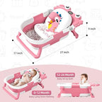 Collapsible Baby Bathtub for Newborns to Toddler - Image 2