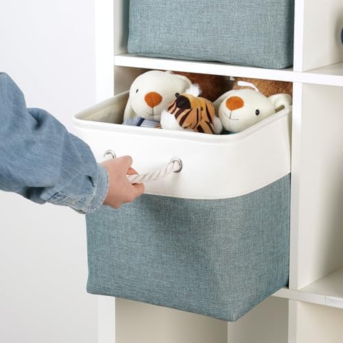 Temary 12 Inch Cube Storage Baskets 4 Pack Fabric Storage Bin - Image 7