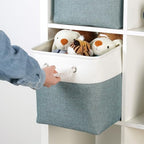 Temary 12 Inch Cube Storage Baskets 4 Pack Fabric Storage Bin - Image 7