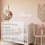 Boao Personalized Name Letter Wall Decal, Elegant Script - Image 5