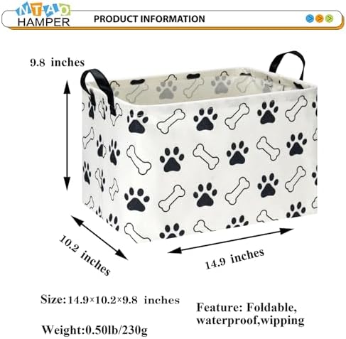 NTAOHAMPER Waterproof PE Coating Puppy Storage Bin - Image 6