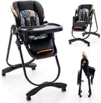 BABY JOY High Chair, Foldable Baby High Chair by BABYJOY