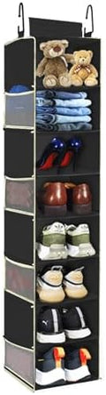 Large-Sized Hanging Shoe Organizer 8-Shelf, Hanging Closet Organizer by ROOMTALK