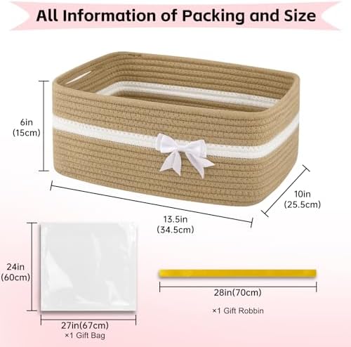 OIAHOMY Large Woven Storage Basket - Image 2