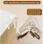 Baby Safety Table Corner Protectors 12 Pack Clear PVC Edge Guards - Image 3