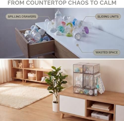 5 pack baby bottle storage organizer - Image 5