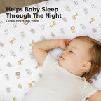 2pk Mini Crib Sheets Fitted 38x26 Pack N Play Mattress Sheet - Image 5