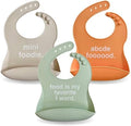 Denver James Silicone Feeding Bibs | Dishwasher Safe. Waterproof. Adjustable. by DenverJames
