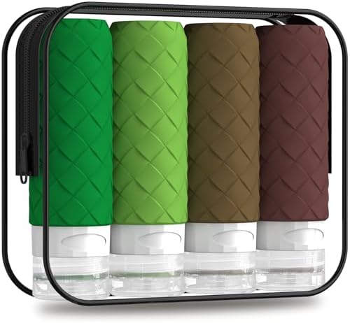 Silevoler Travel Bottles for Toiletries, TSA-Approved Travel Size Container by Silevoler