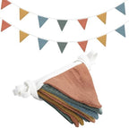 Oudain 2 Pcs Pennant Banner Flags Nursery Garland Triangle, Warm Color by Oudain