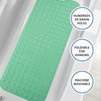ZHICHENG Bath Tub and Shower Mats, Non-Slip 39 x 16 Inch Extra Long Bath Mat - Image 5