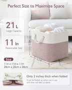 Patvingot 11-Inch Fabric Cube Storage Bins - Image 2