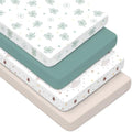 4 Pack Crib Sheets for Boys Girls by NacoMoco