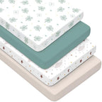 4 Pack Crib Sheets for Boys Girls by NacoMoco