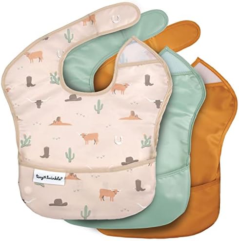 Tiny Twinkle Mess-Proof Baby Bibs by TinyTwinkle