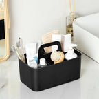 Multiuse Caddy Organizer with Handle, Portable Divided Plastic Tote Bin - Image 3