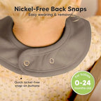 KeaBabies 8-Pack Organic Baby Bibs - Image 6