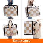 Lifewit 45L Clear Clothes Storage Bags, Plastic Foldable Blanket Storage Bag - Image 5