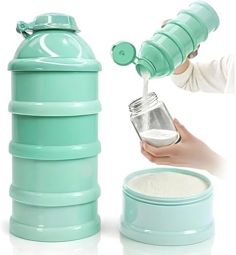 Mommy's Helper Pak N' Stak Baby Formula Dispenser, 4 Compartments by MommysHelper